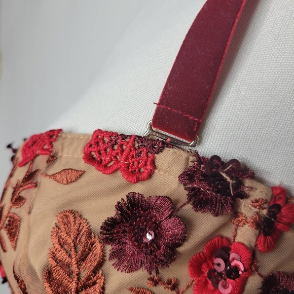 For Love And Lemons Floral Embroidered Maxi Dress - Picture 12 of 16